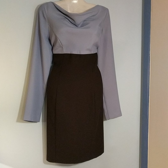 Hugo Buscati Dresses & Skirts - Women's Hugo Buscati lavender/black zip dress